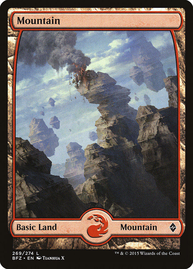 Mountain (269) (Full Art) [Battle for Zendikar] | Impulse Games and Hobbies