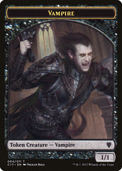 Eldrazi Spawn // Vampire Double-sided Token [Commander 2017 Tokens] | Impulse Games and Hobbies