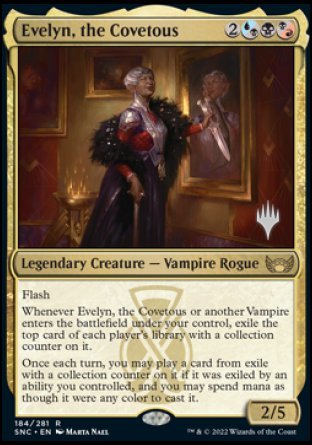 Evelyn, the Covetous (Promo Pack) [Streets of New Capenna Promos] | Impulse Games and Hobbies