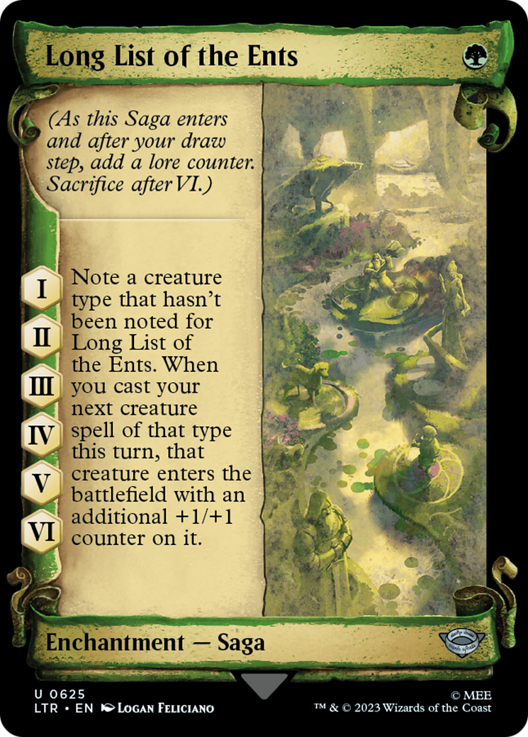 Long List of the Ents [The Lord of the Rings: Tales of Middle-Earth Showcase Scrolls] | Impulse Games and Hobbies