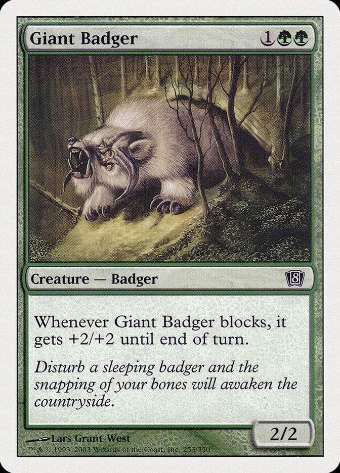 Giant Badger [Eighth Edition] | Impulse Games and Hobbies