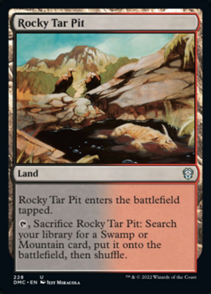 Rocky Tar Pit [Dominaria United Commander] | Impulse Games and Hobbies