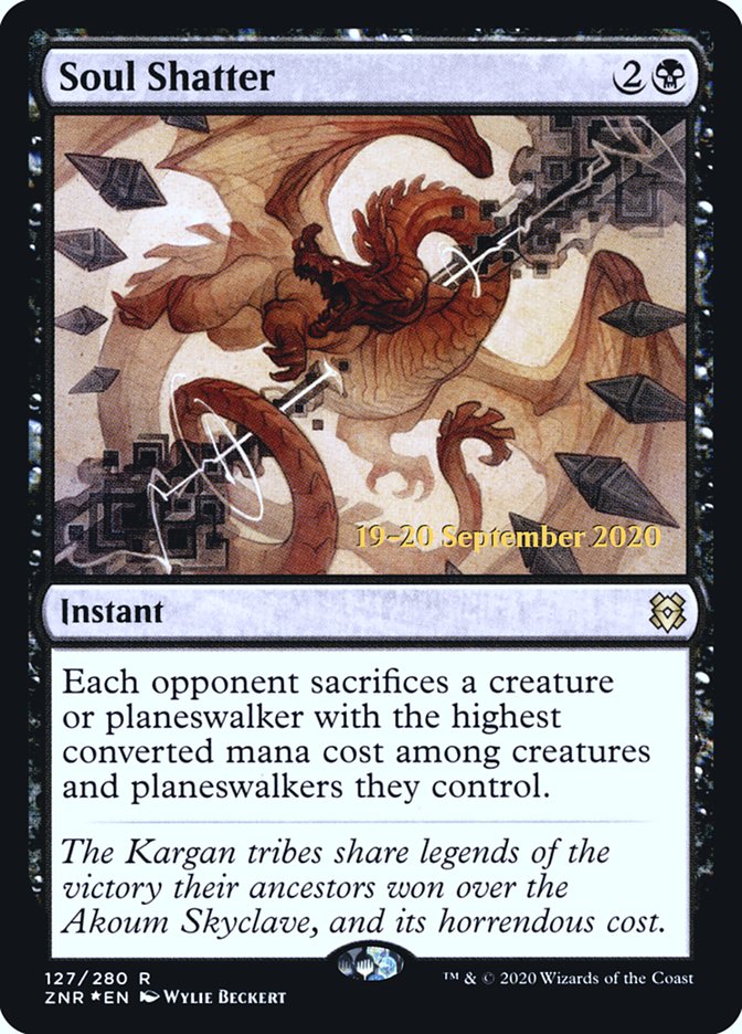 Soul Shatter  [Zendikar Rising Prerelease Promos] | Impulse Games and Hobbies