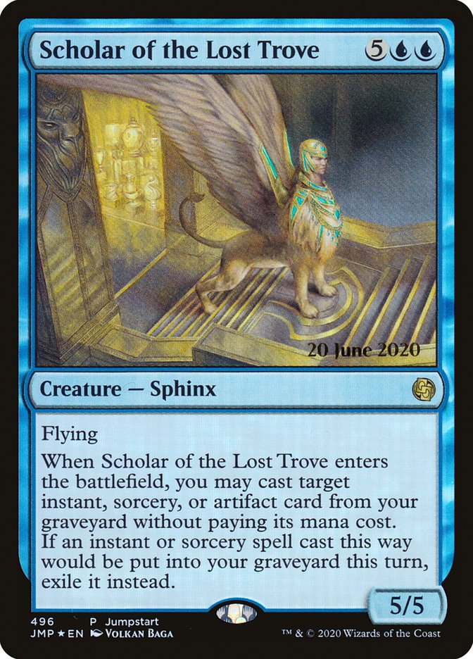 Scholar of the Lost Trove (Prerelease) [Jumpstart] | Impulse Games and Hobbies