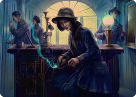 Wiretapping Art Card [Streets of New Capenna Art Series] | Impulse Games and Hobbies