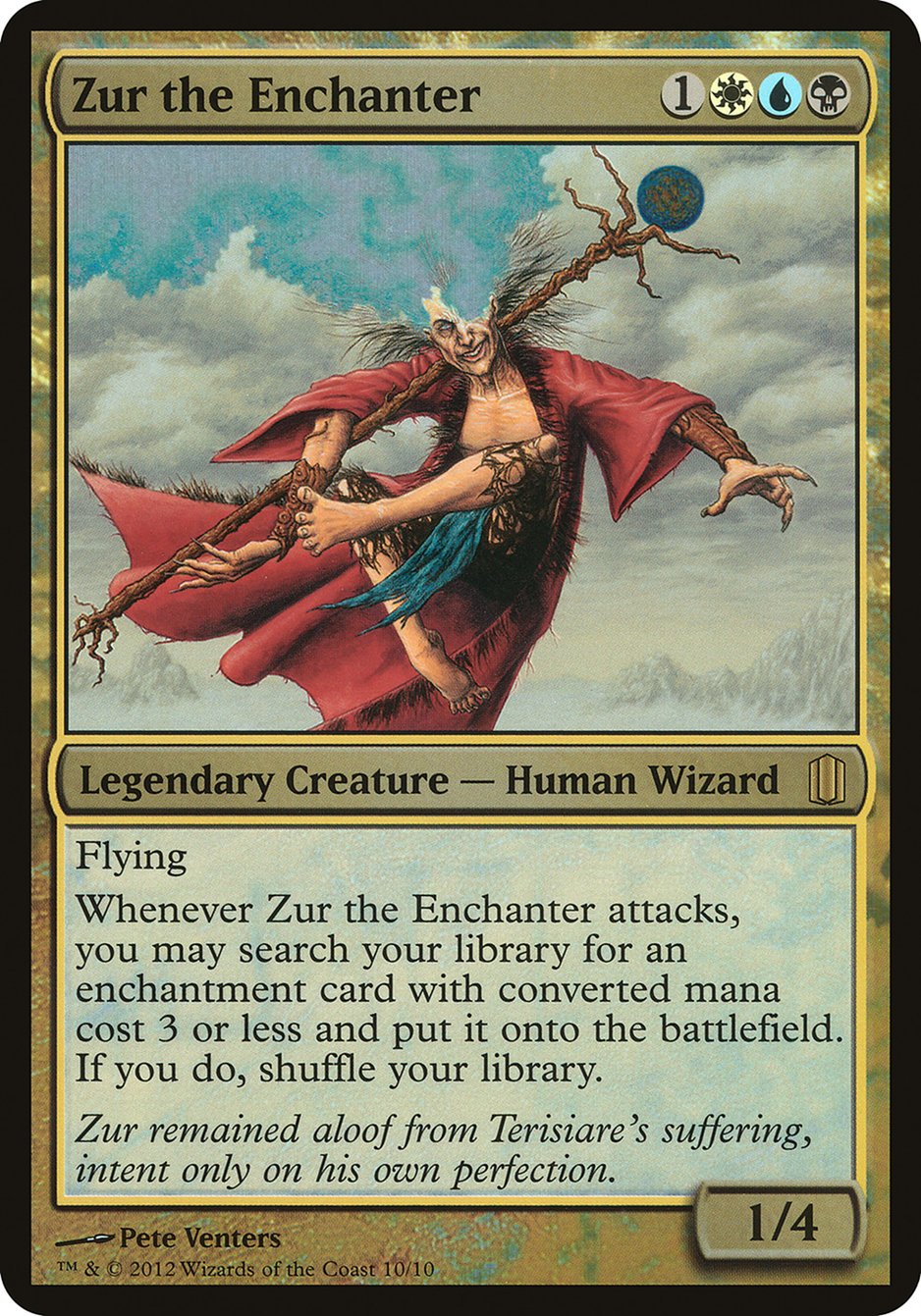 Zur the Enchanter (Oversized) [Commander's Arsenal Oversized] | Impulse Games and Hobbies