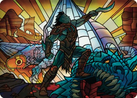 Astor, Bearer of Blades Art Card [Dominaria United Art Series] | Impulse Games and Hobbies