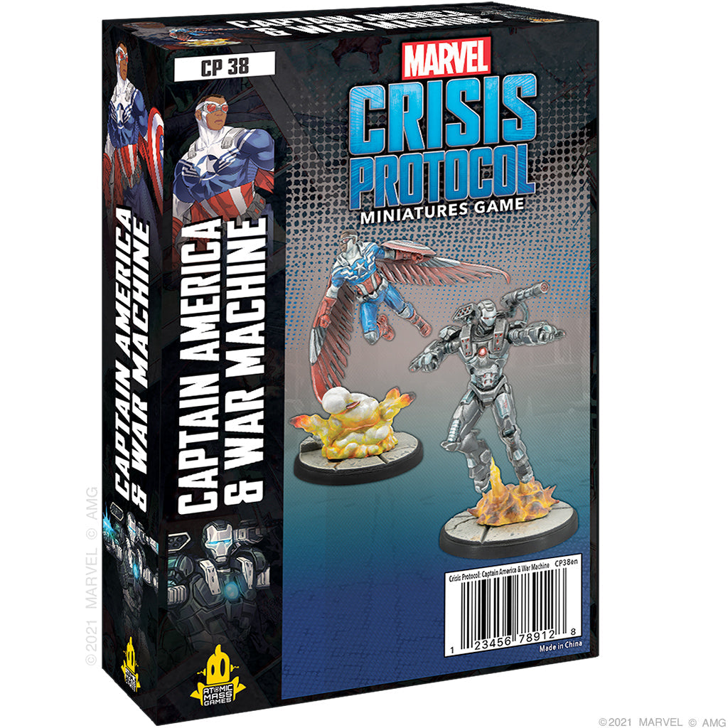 Marvel Crisis Protocol: Captain America and War Machine Character Pack | Impulse Games and Hobbies