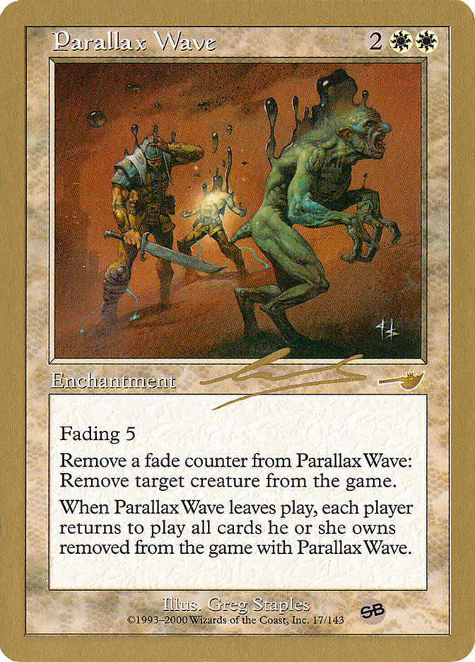 Parallax Wave (Nicolas Labarre) (SB) [World Championship Decks 2000] | Impulse Games and Hobbies