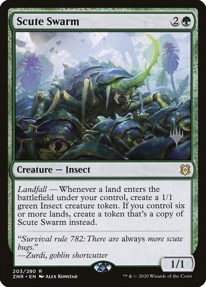 Scute Swarm (Promo Pack) [Zendikar Rising Promos] | Impulse Games and Hobbies