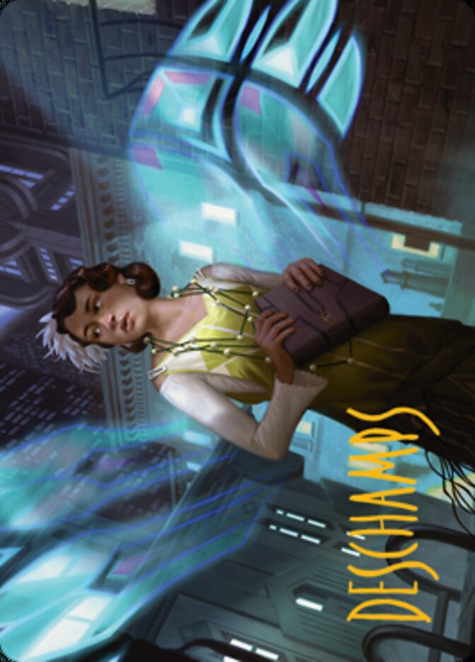 Giada, Font of Hope 1 Art Card (Gold-Stamped Signature) [Streets of New Capenna Art Series] | Impulse Games and Hobbies
