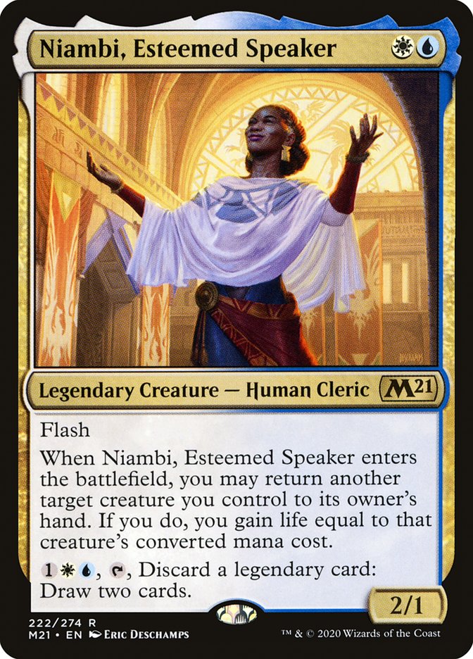 Niambi, Esteemed Speaker [Core Set 2021] | Impulse Games and Hobbies