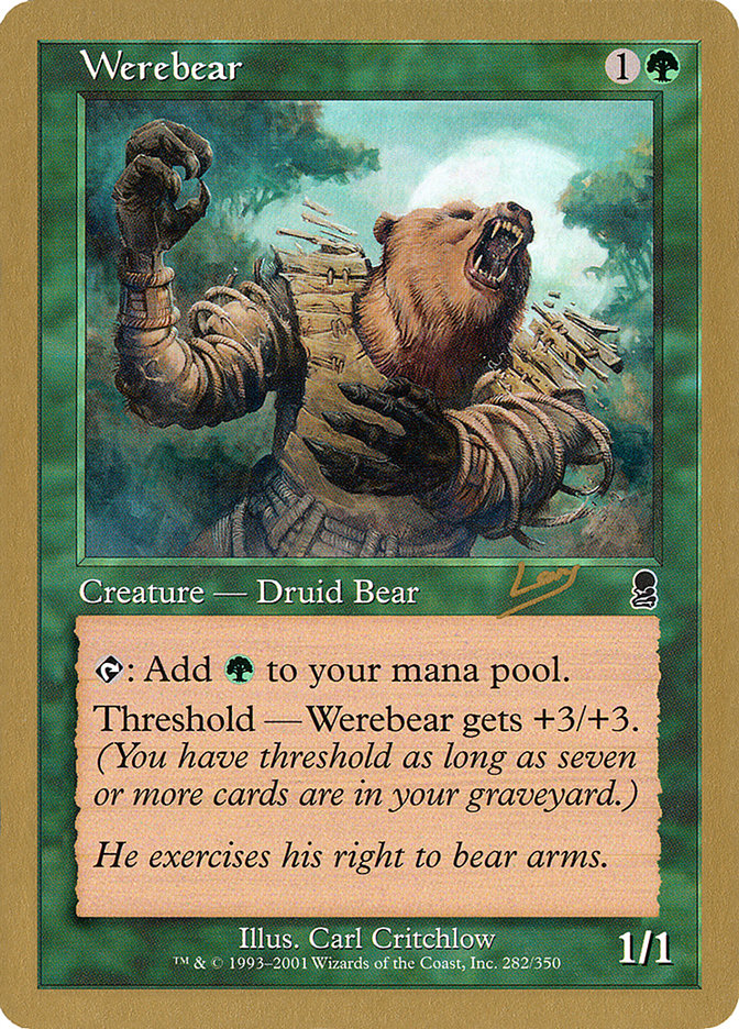 Werebear (Raphael Levy) [World Championship Decks 2002] | Impulse Games and Hobbies