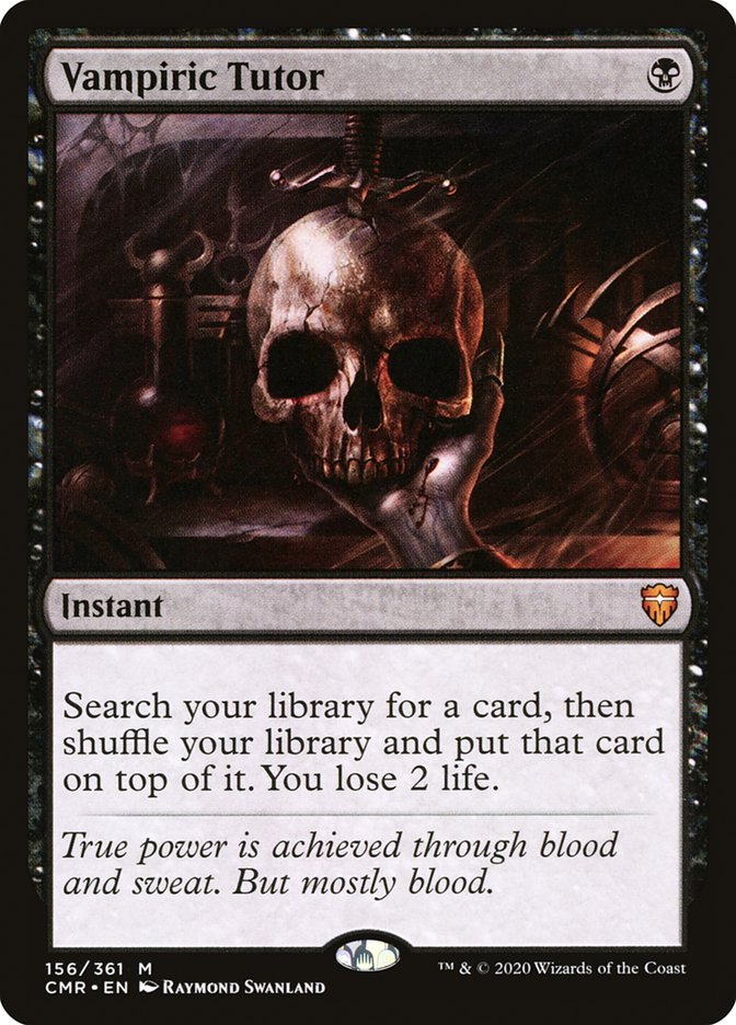 Vampiric Tutor [Commander Legends] | Impulse Games and Hobbies