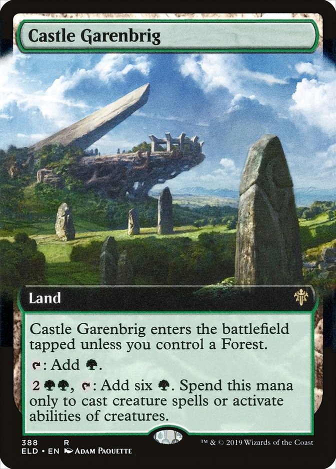 Castle Garenbrig (Extended Art) [Throne of Eldraine] | Impulse Games and Hobbies