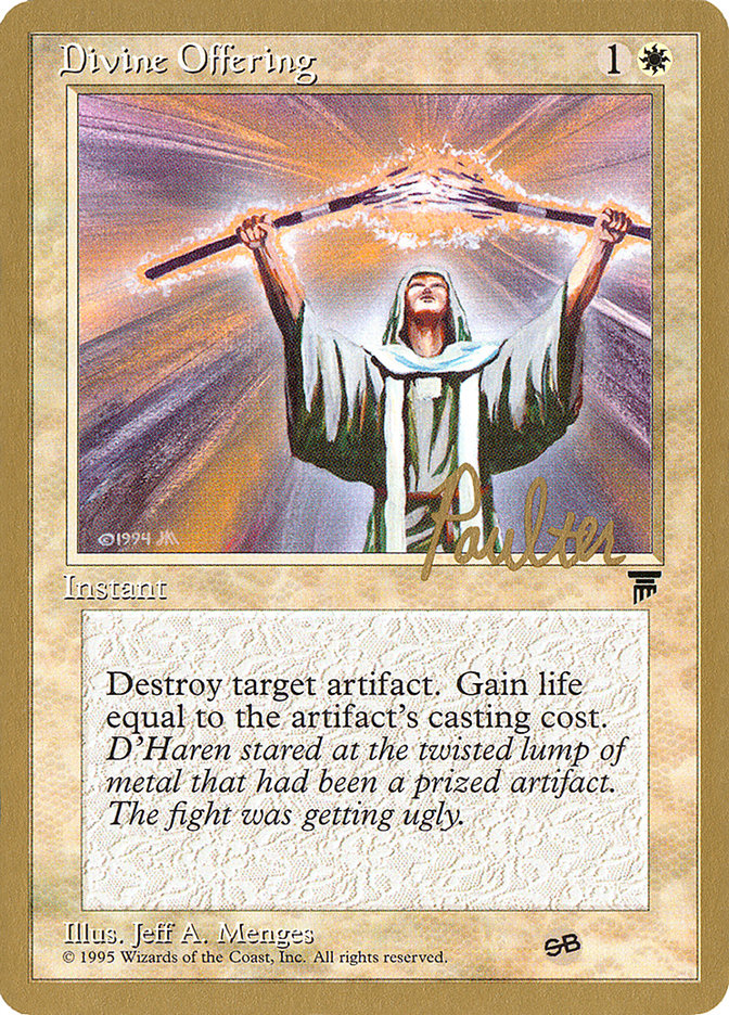 Divine Offering (Preston Poulter) (SB) [Pro Tour Collector Set] | Impulse Games and Hobbies