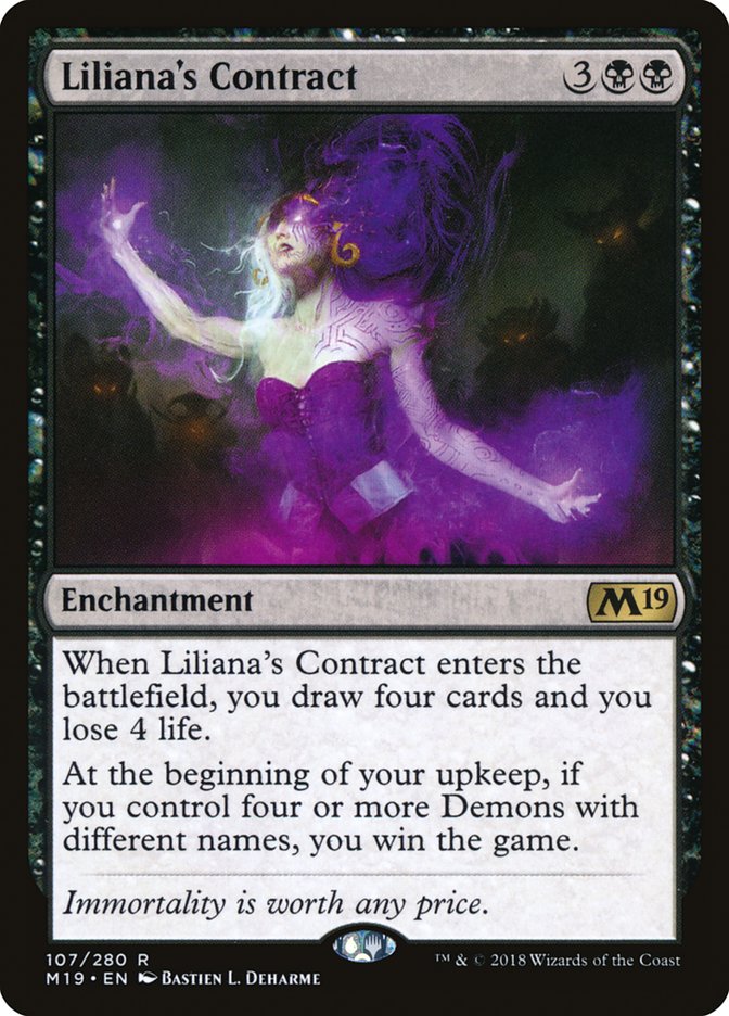 Liliana's Contract [Core Set 2019] | Impulse Games and Hobbies