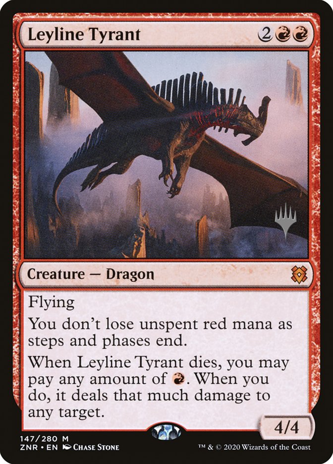 Leyline Tyrant (Promo Pack) [Zendikar Rising Promos] | Impulse Games and Hobbies