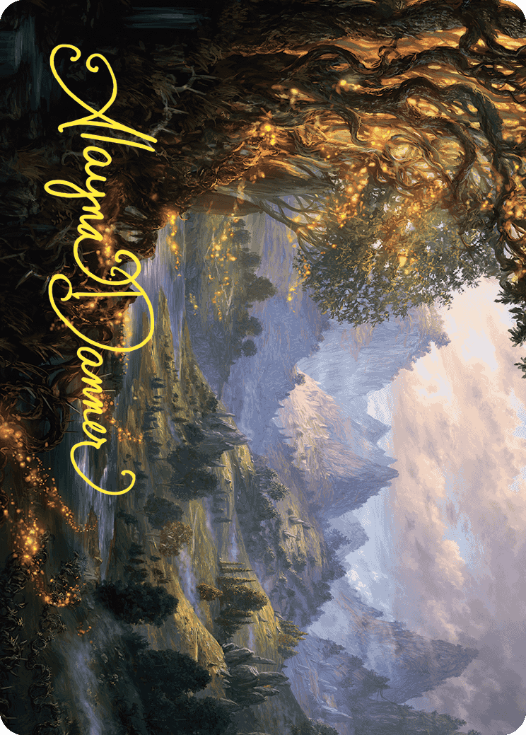 Evolving Wilds Art Card (Gold-Stamped Signature) [Wilds of Eldraine Art Series] | Impulse Games and Hobbies