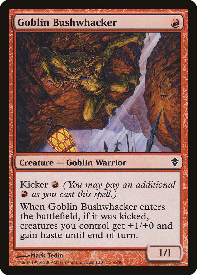 Goblin Bushwhacker [Zendikar] | Impulse Games and Hobbies