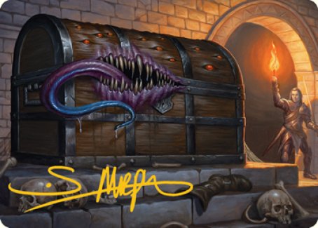 Mimic Art Card (Gold-Stamped Signature) [Dungeons & Dragons: Adventures in the Forgotten Realms Art Series] | Impulse Games and Hobbies