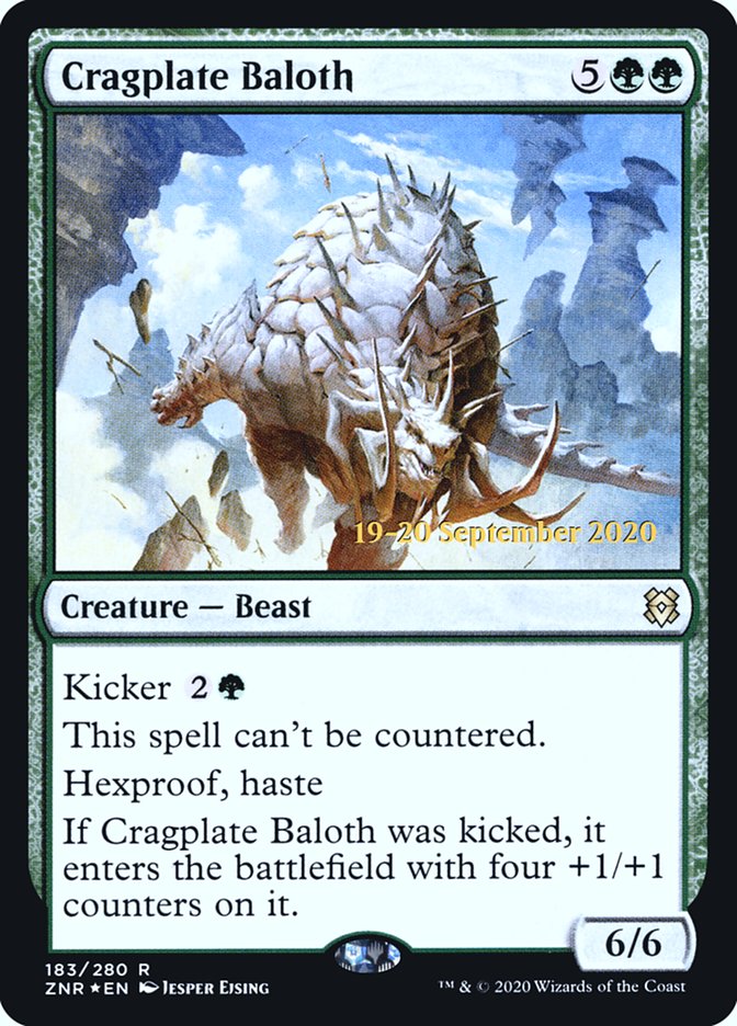 Cragplate Baloth  [Zendikar Rising Prerelease Promos] | Impulse Games and Hobbies