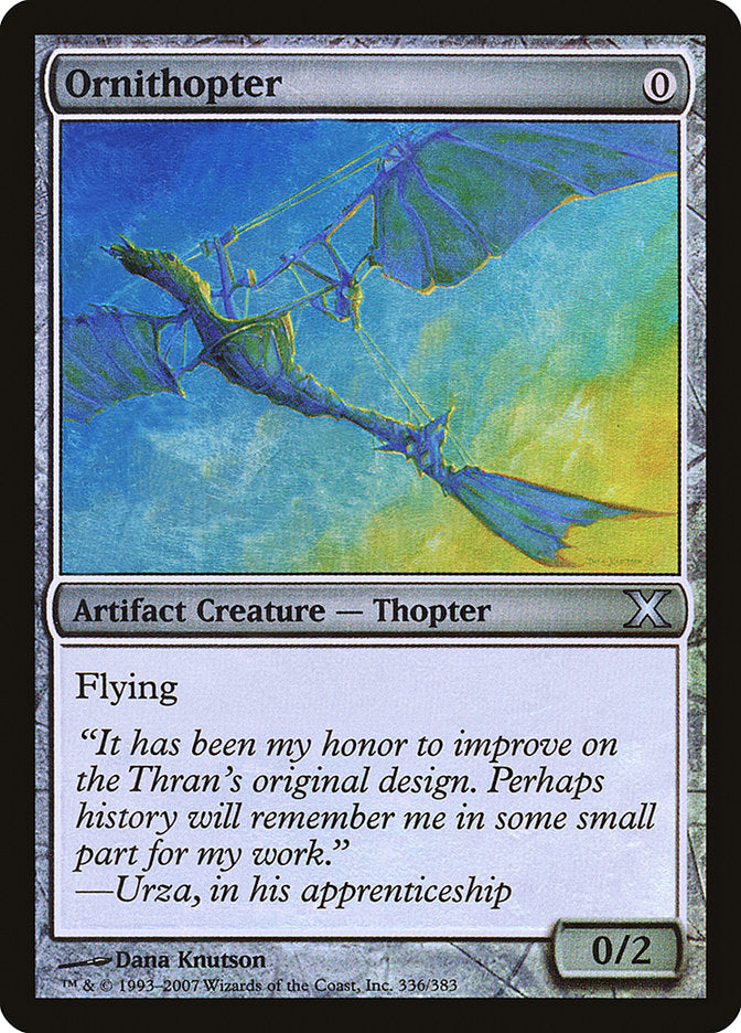 Ornithopter (Premium Foil) [Tenth Edition] | Impulse Games and Hobbies