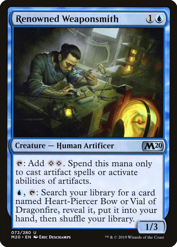 Renowned Weaponsmith [Core Set 2020] | Impulse Games and Hobbies