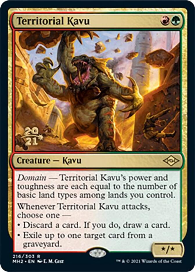 Territorial Kavu [Modern Horizons 2 Prerelease Promos] | Impulse Games and Hobbies