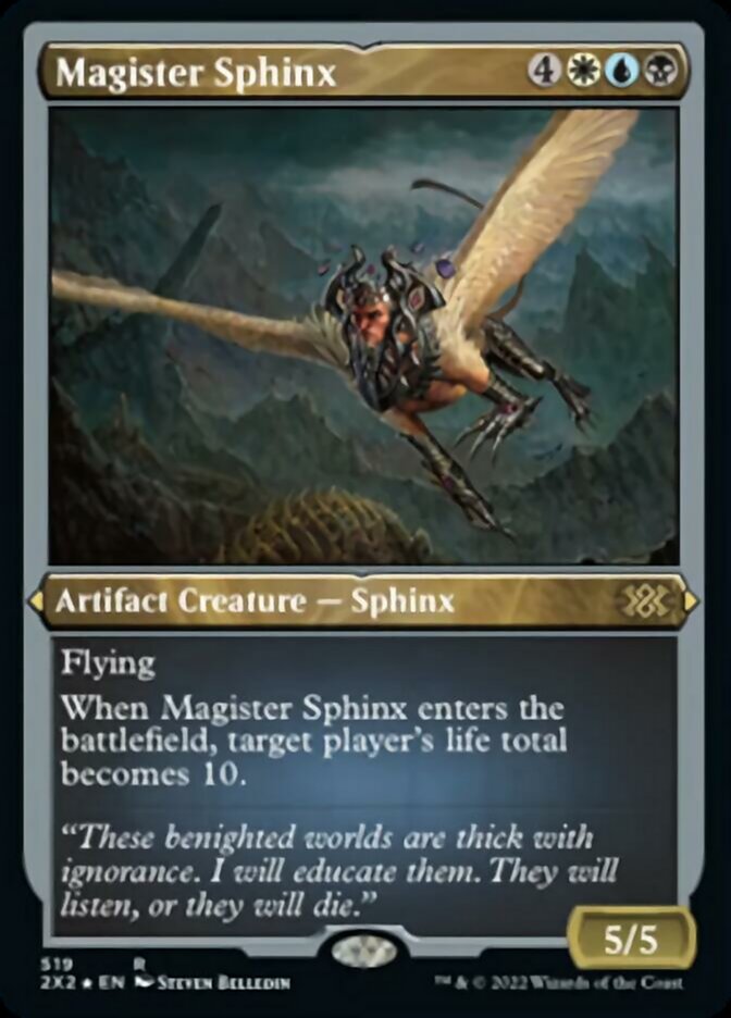 Magister Sphinx (Foil Etched) [Double Masters 2022] | Impulse Games and Hobbies