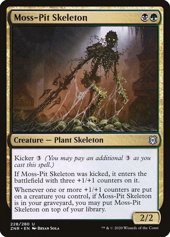 Moss-Pit Skeleton [Zendikar Rising] | Impulse Games and Hobbies