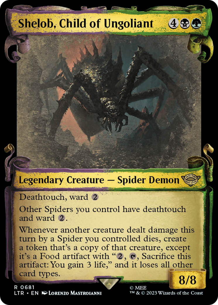 Shelob, Child of Ungoliant [The Lord of the Rings: Tales of Middle-Earth Showcase Scrolls] | Impulse Games and Hobbies