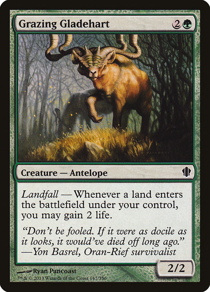 Grazing Gladehart [Commander 2013] | Impulse Games and Hobbies