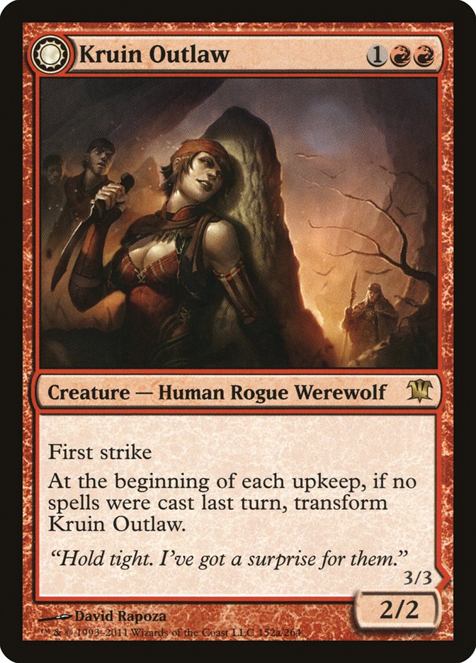 Kruin Outlaw // Terror of Kruin Pass [Innistrad] | Impulse Games and Hobbies