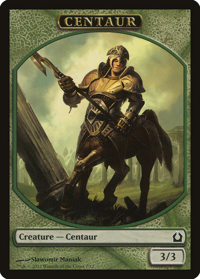 Centaur Token [Return to Ravnica Tokens] | Impulse Games and Hobbies