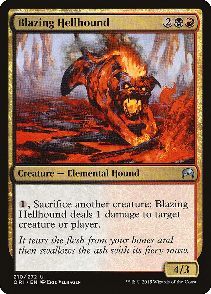 Blazing Hellhound [Magic Origins] | Impulse Games and Hobbies