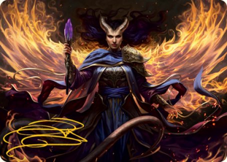 Farideh, Devil's Chosen Art Card (Gold-Stamped Signature) [Dungeons & Dragons: Adventures in the Forgotten Realms Art Series] | Impulse Games and Hobbies