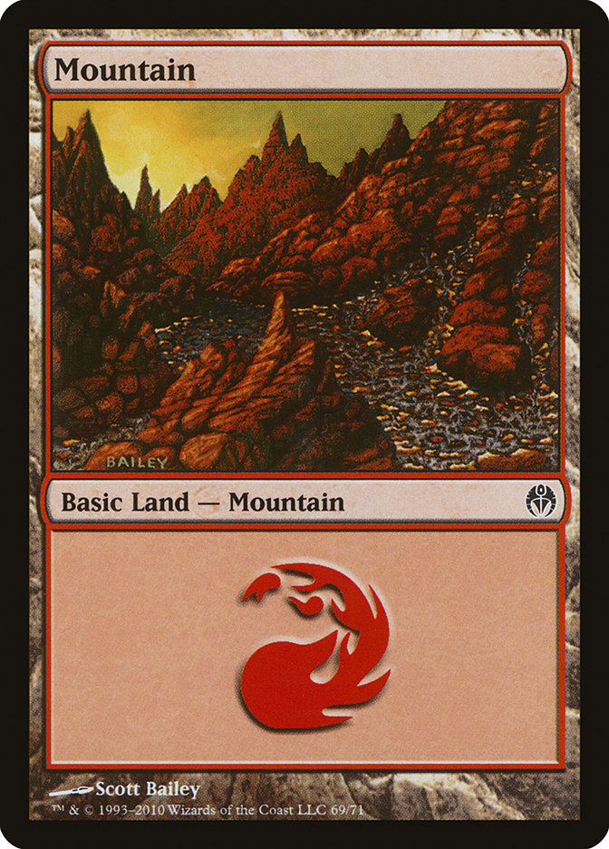 Mountain (69) [Duel Decks: Phyrexia vs. the Coalition] | Impulse Games and Hobbies