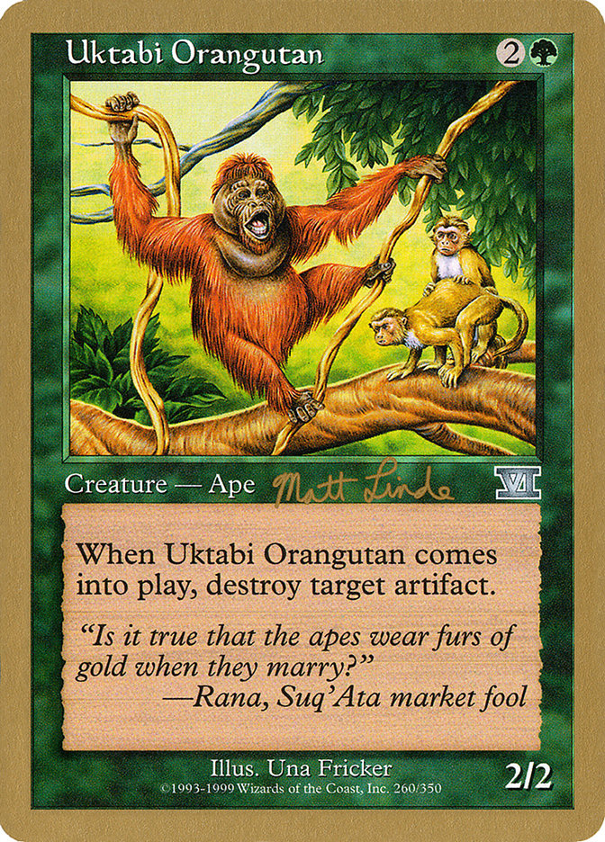 Uktabi Orangutan (Matt Linde) [World Championship Decks 1999] | Impulse Games and Hobbies