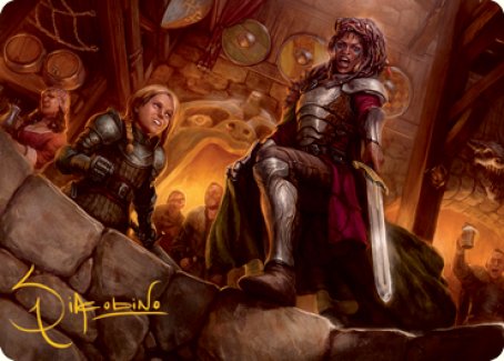 Veteran Dungeoneer Art Card (Gold-Stamped Signature) [Dungeons & Dragons: Adventures in the Forgotten Realms Art Series] | Impulse Games and Hobbies