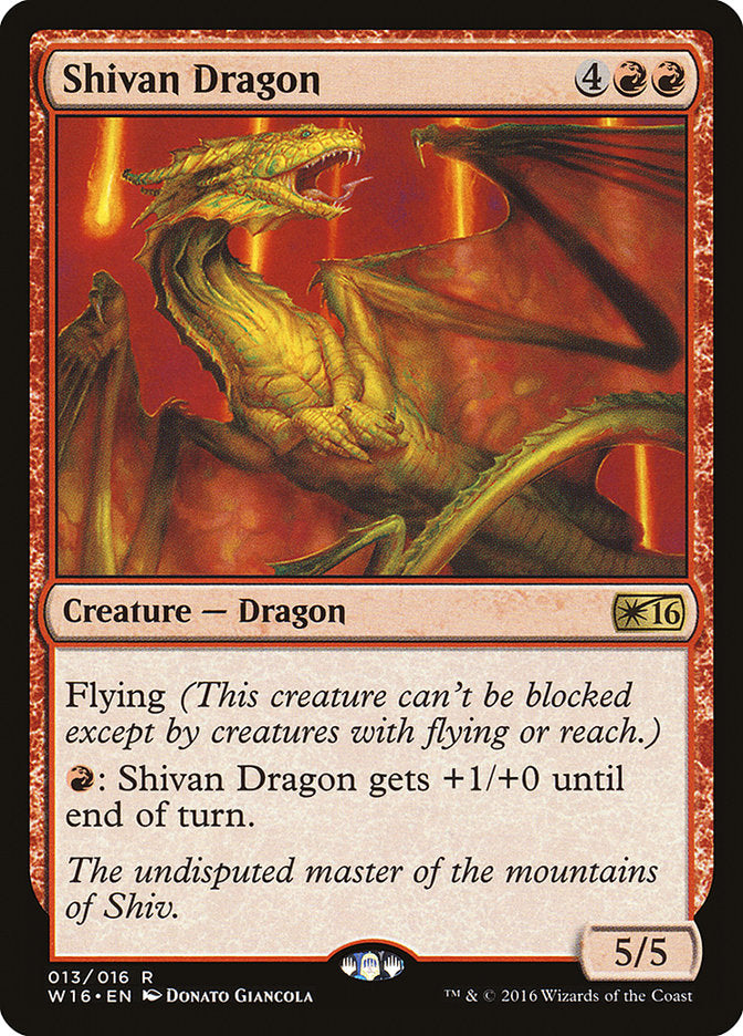 Shivan Dragon [Welcome Deck 2016] | Impulse Games and Hobbies