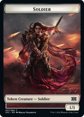 Faerie Rogue // Soldier Double-sided Token [Double Masters 2022 Tokens] | Impulse Games and Hobbies