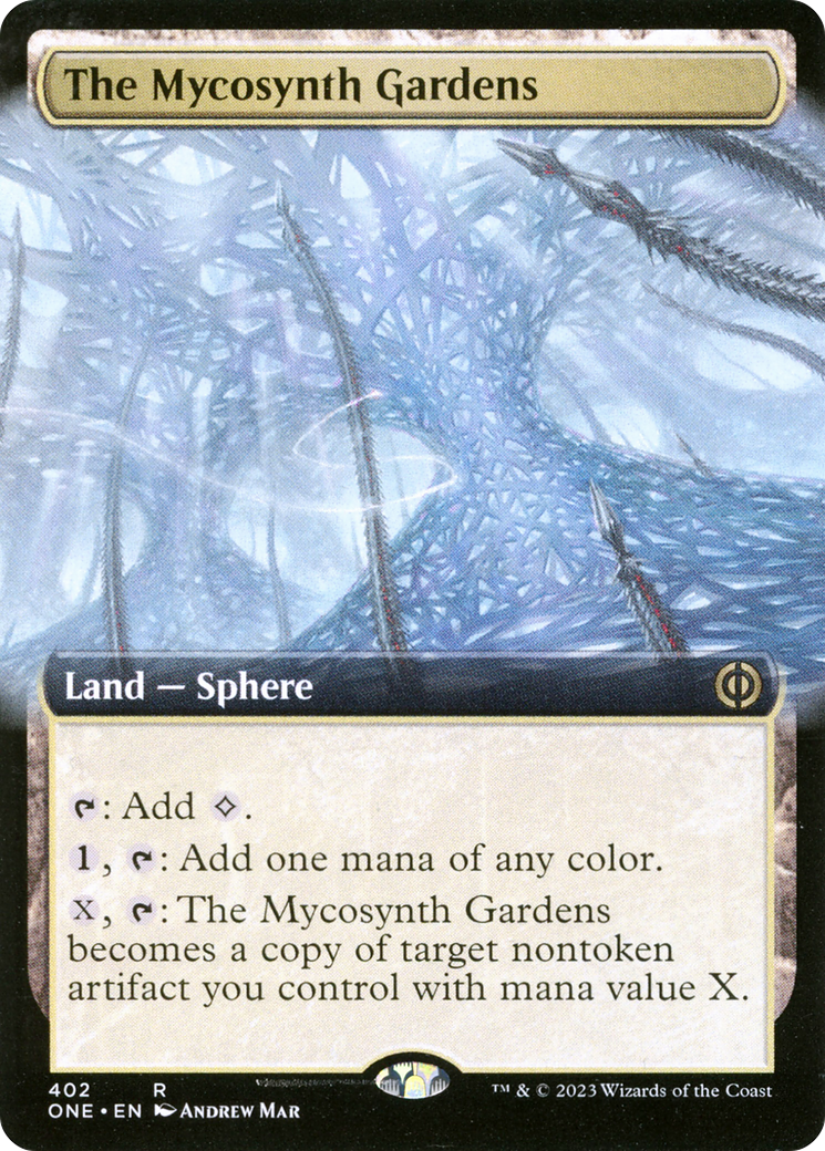 The Mycosynth Gardens (Extended Art) [Phyrexia: All Will Be One] | Impulse Games and Hobbies