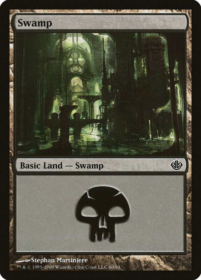 Swamp (60) [Duel Decks: Garruk vs. Liliana] | Impulse Games and Hobbies