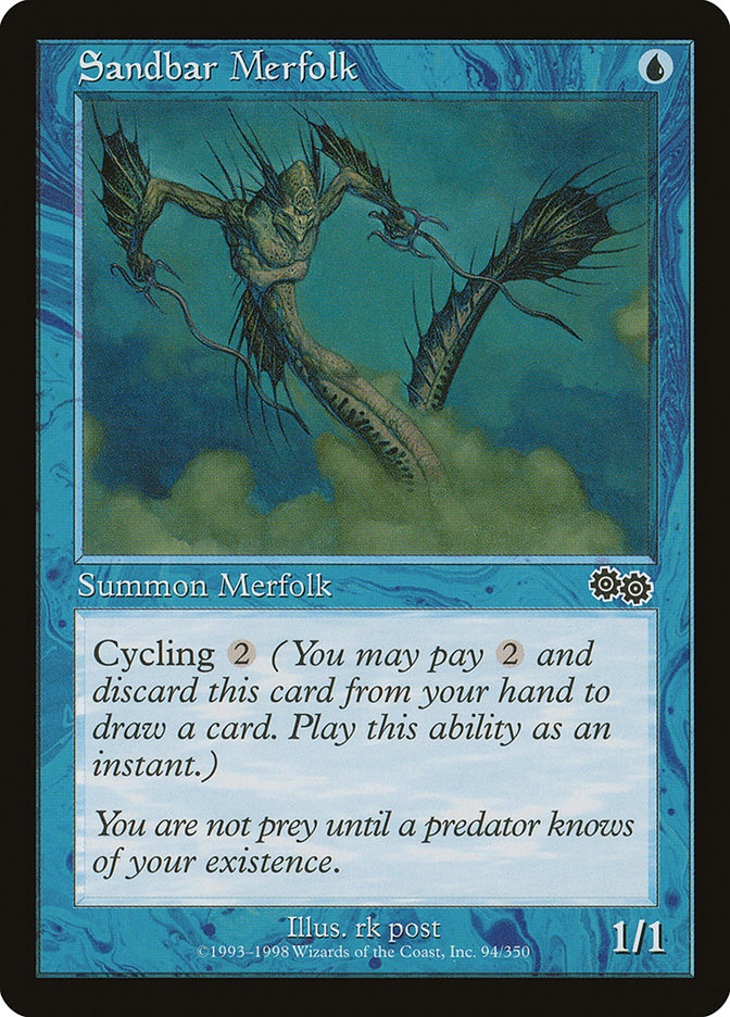 Sandbar Merfolk [Urza's Saga] | Impulse Games and Hobbies