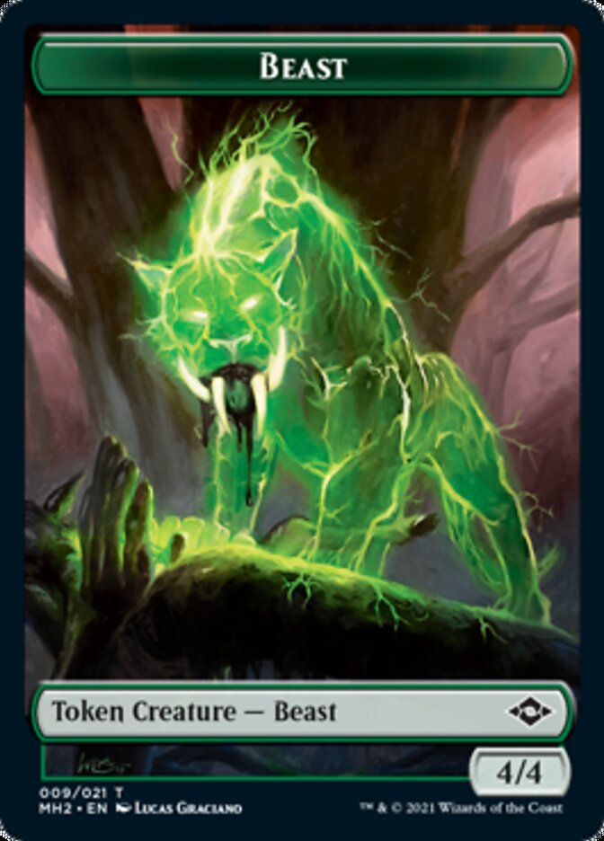 Beast Token // Squirrel Token [Modern Horizons 2 Tokens] | Impulse Games and Hobbies