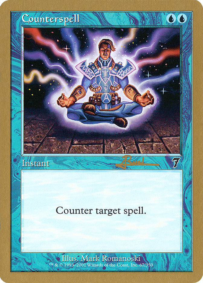 Counterspell (Antoine Ruel) (7ED) [World Championship Decks 2001] | Impulse Games and Hobbies