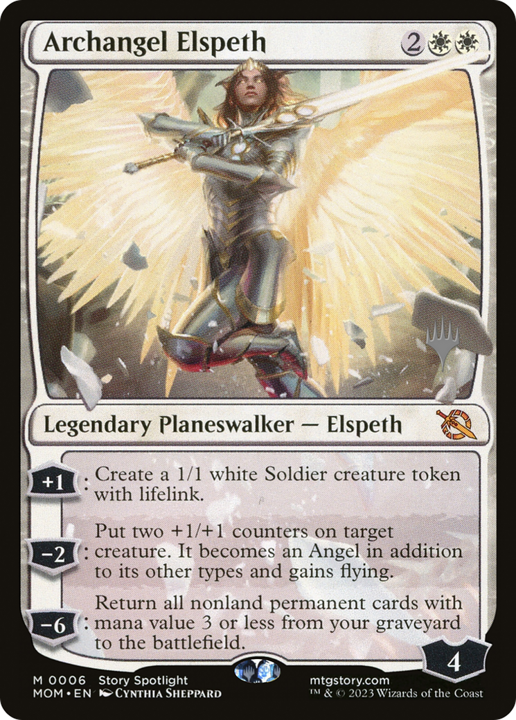 Archangel Elspeth (Promo Pack) [March of the Machine Promos] | Impulse Games and Hobbies