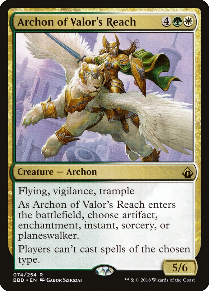 Archon of Valor's Reach [Battlebond] | Impulse Games and Hobbies