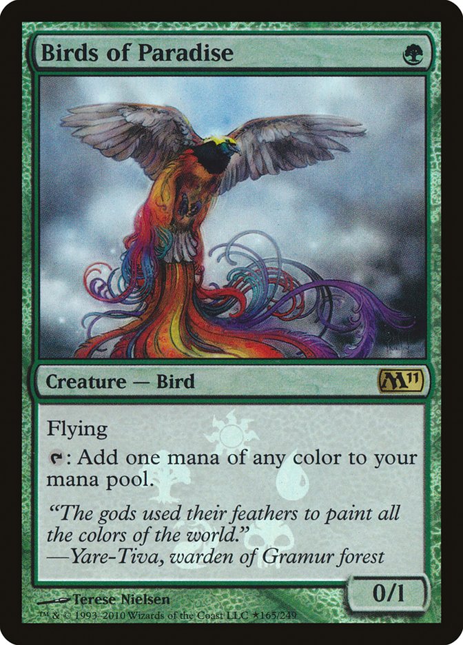 Birds of Paradise (Buy-A-Box) [Magic 2011 Promos] | Impulse Games and Hobbies